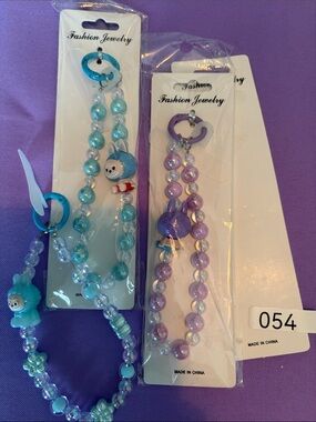 054, Bundle of 3 Labubu Character Phone Charm